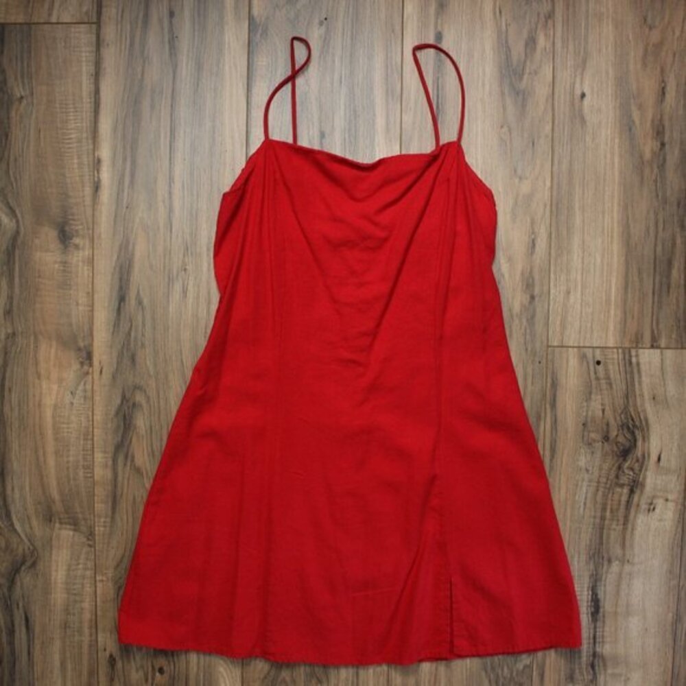Luna Chix Y2K Red Mini Skater Dress M